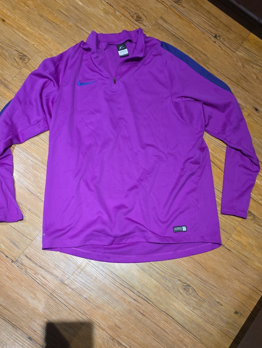 Nike Men’s Purple Dri-FIT Quarter-Zip Training Top